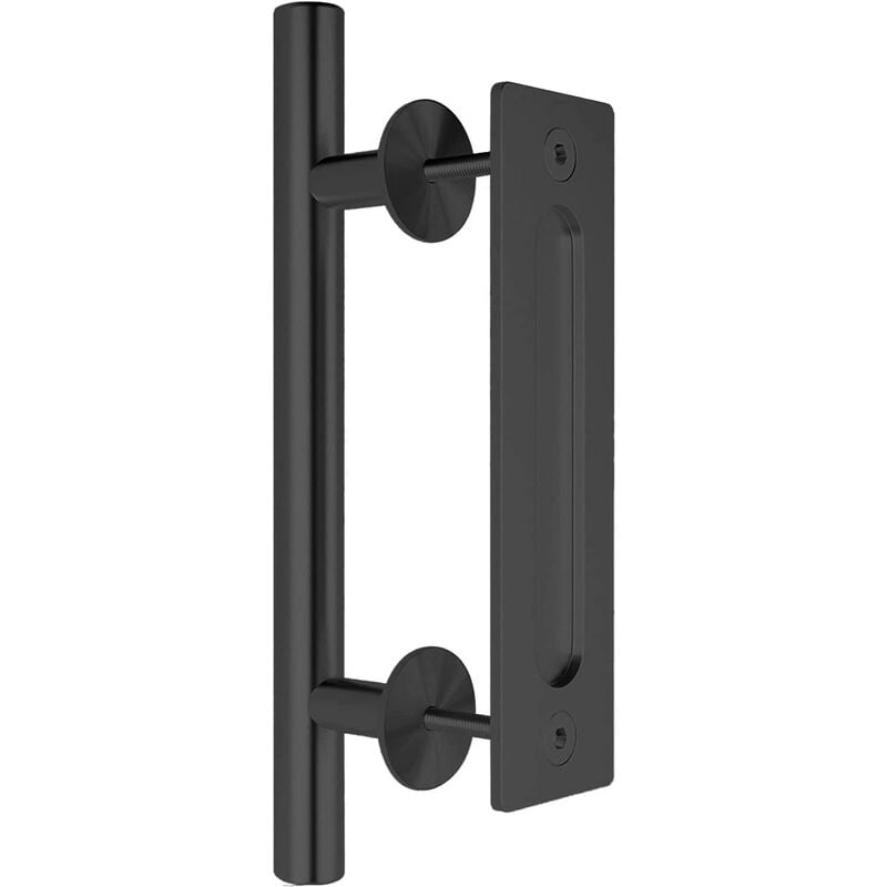 foto del prodotto ccjh 30cm nero maniglia per porta scorrevole in legno di grana maniglia maniglia porta interna maniglia doccia nero