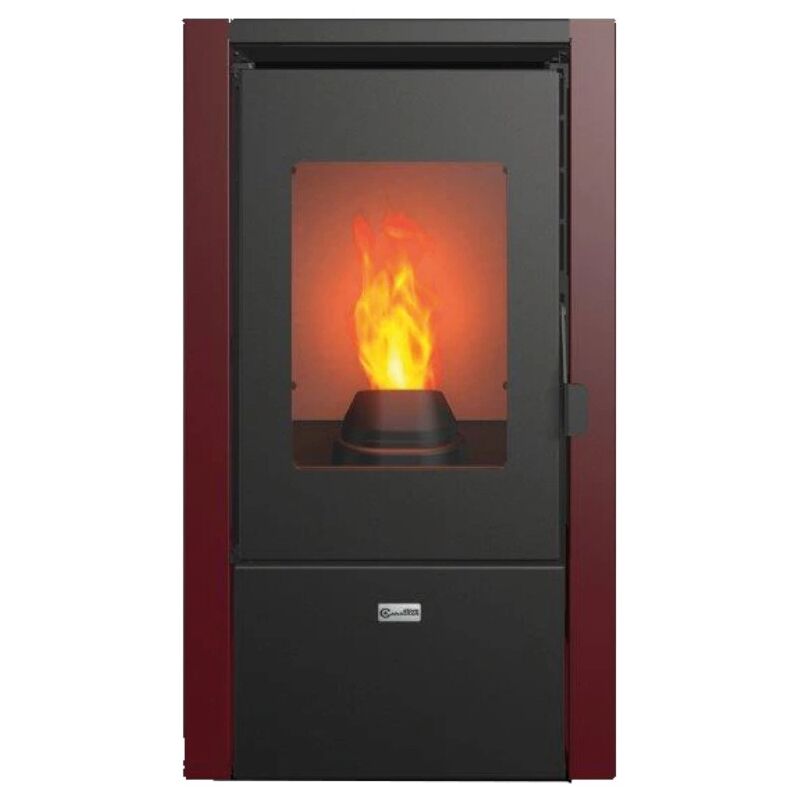 foto del prodotto canadian stove stufa a pellet nevada 7 bordeaux 6,2 kw