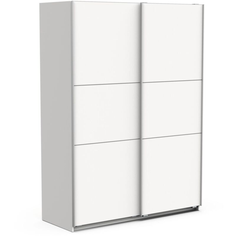 foto del prodotto armadio ante scorrevoli ghost bianco 148x59x203 cm