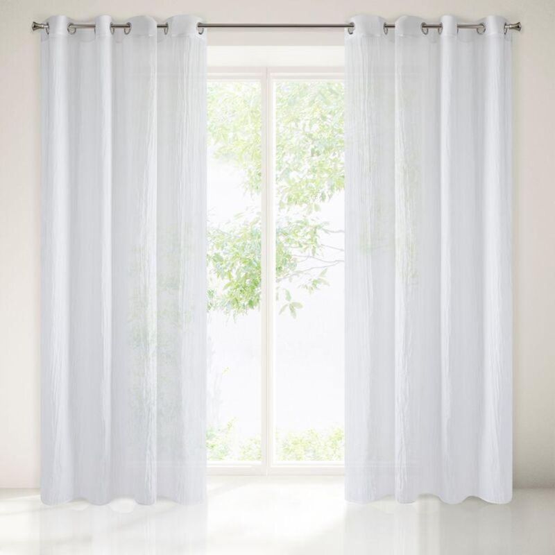 foto del prodotto tenda pronta zuhal 140x250 cm bianco