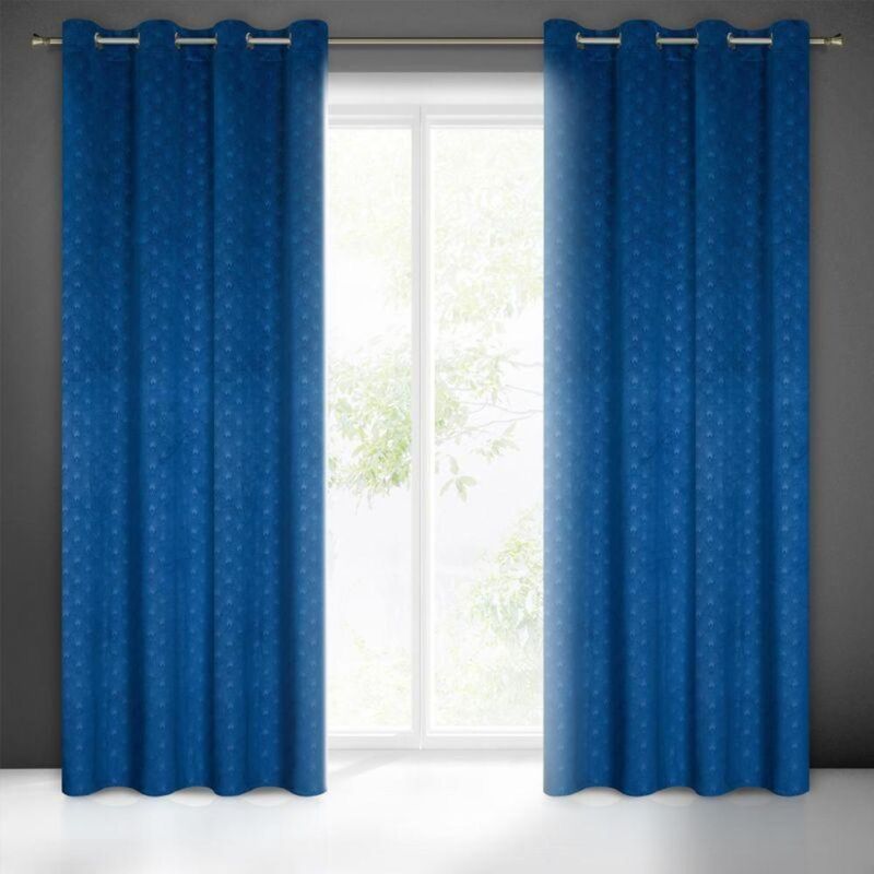 foto del prodotto tenda pronta julia 140x250 cm blu marino