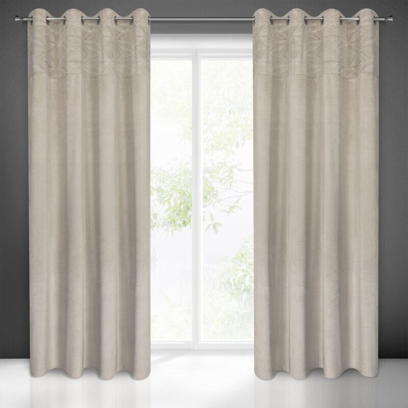 foto del prodotto tenda pronta ariana 140x250 cm beige