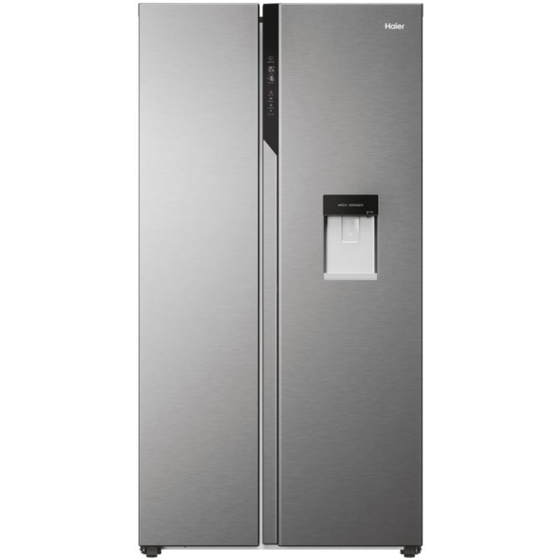 foto del prodotto haier sbs 90 serie 5 hsr5918dwmp. posizionamento dell apparecchio libera installazione, design del prodotto porta americana, colore del prodotto 