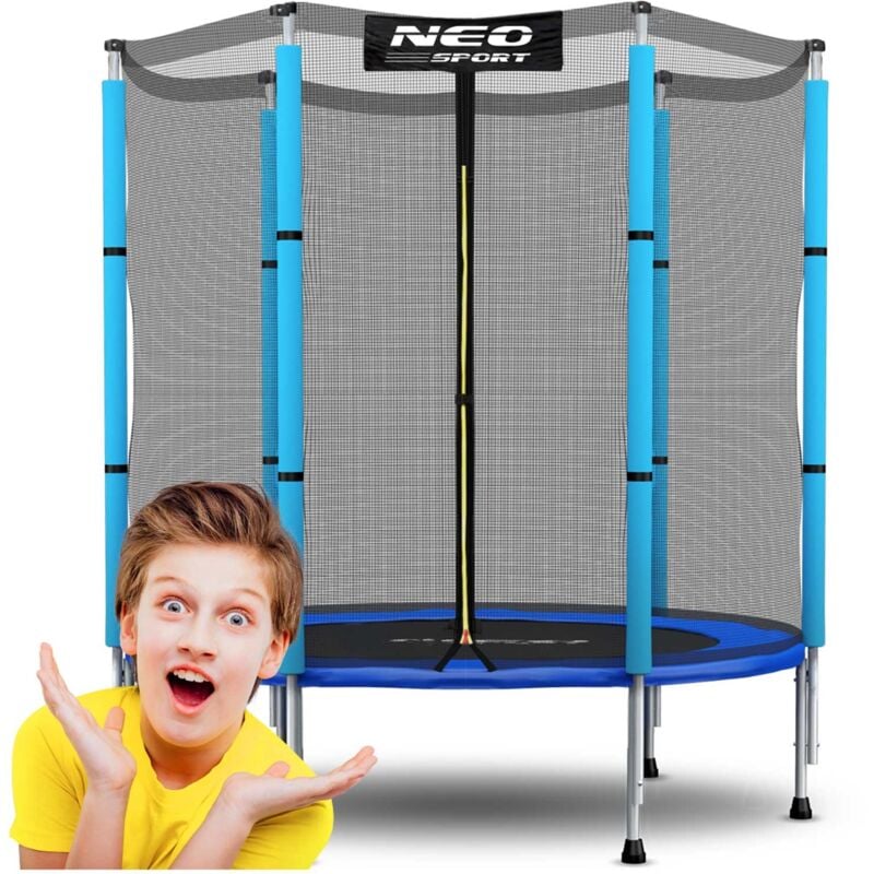 foto del prodotto trampolino da giardino per bambini 140 cm 4,5 piedi neo sport