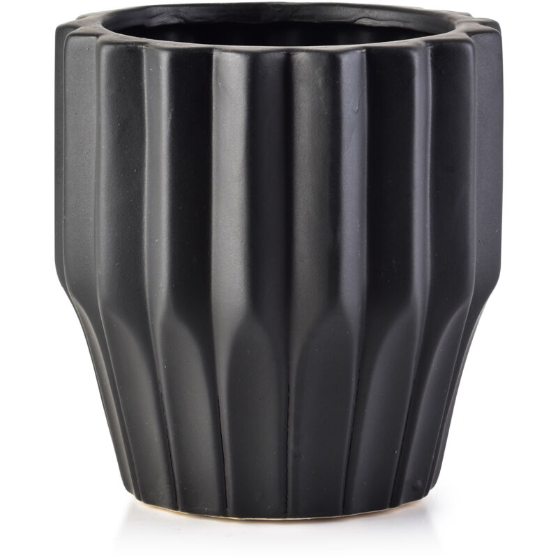 foto del prodotto vaso da fiore nero yvonne 13xh13,5cm