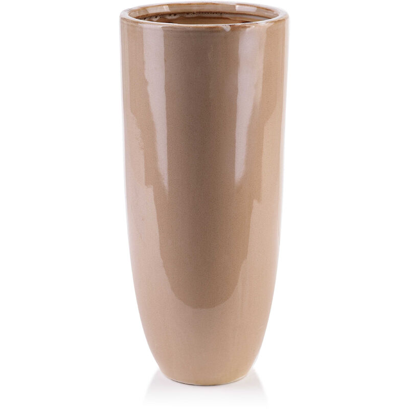 foto del prodotto vaso yanda beige 13xh29,5cm