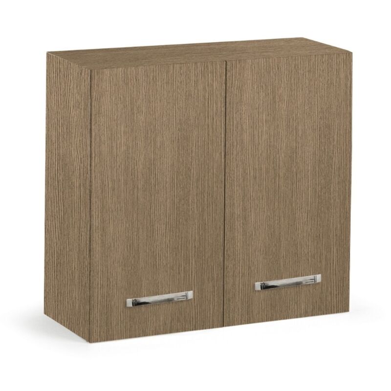 foto del prodotto pensile da cucina con 2 ante 90x33x72h rovere promenade