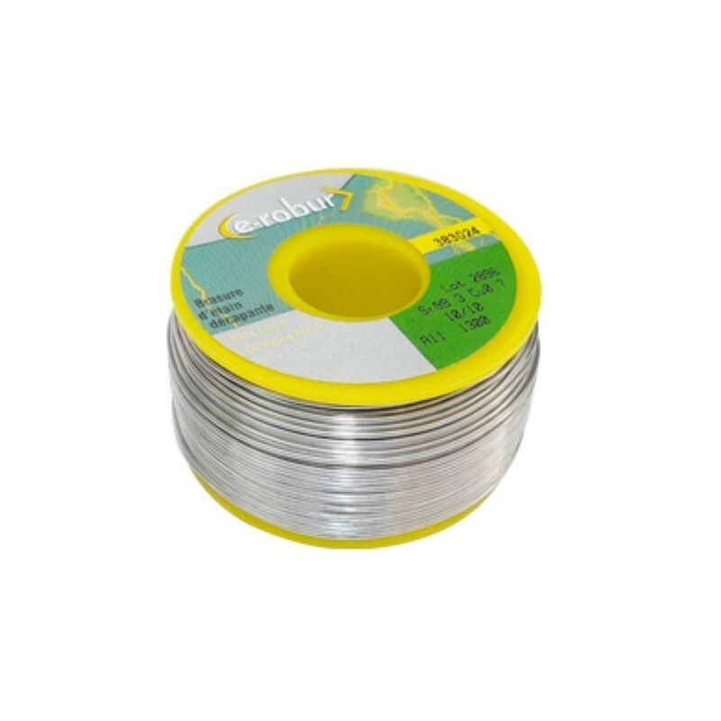 foto del prodotto 383028 fili per saldatura 99,3 stagno 0,7 rame 2mm e robur