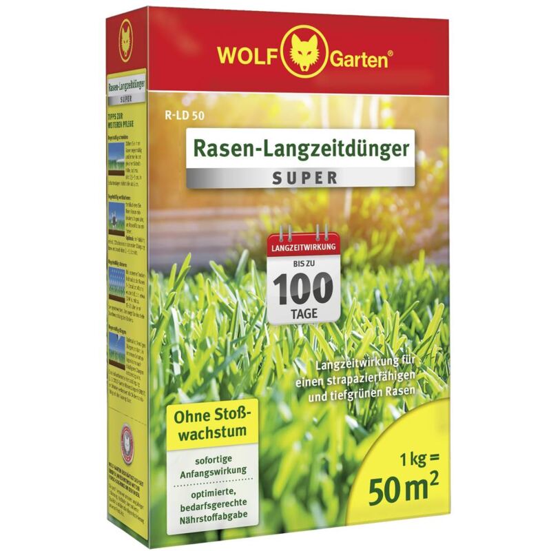 foto del prodotto 3831015 r ld 50 concime a lungo termine per prato 50 mq 1 pz. wolf garten