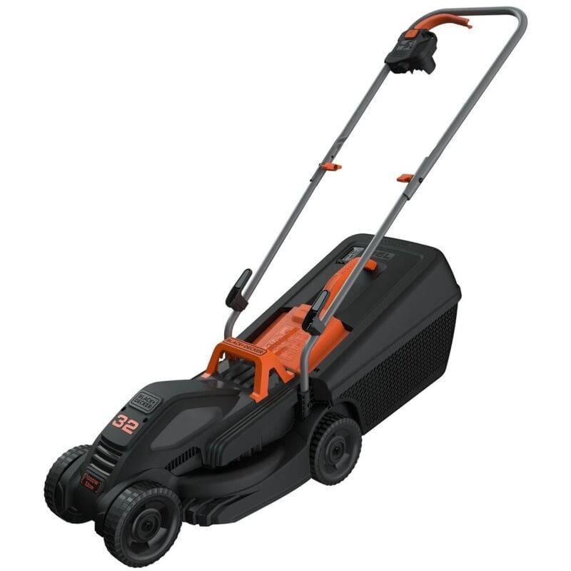 foto del prodotto tagliaerba black decker 1000w tosa prato erba giardinaggio leggero 3 altezze