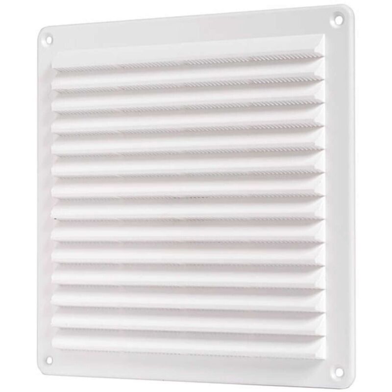 foto del prodotto griglia presa aerazione pvc bianca quadrata 230x230 mm umidita ariazione aria