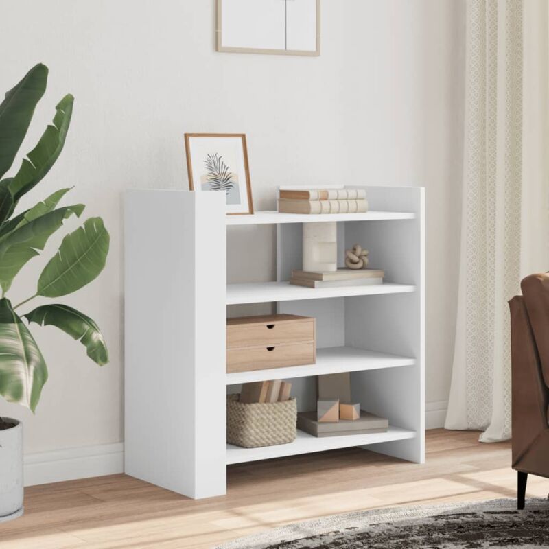 foto del prodotto vidaxl credenza bianca 73,5x35x75 cm in legno multistrato