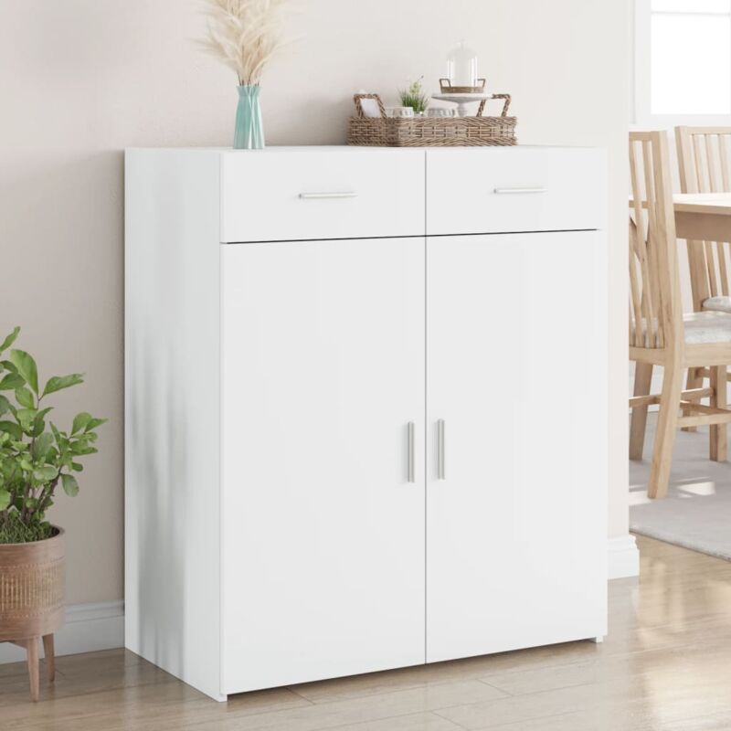 foto del prodotto vidaxl credenza bianca 80x42,5x93 cm in legno multistrato