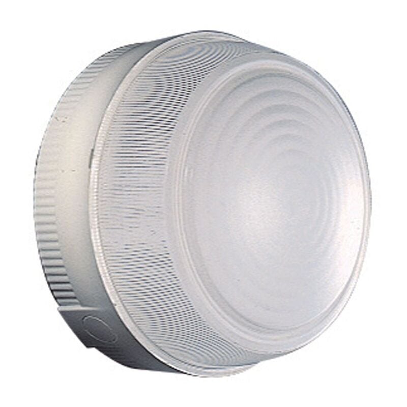 foto del prodotto plafoniera tonda gewiss diametro 230mm e27 ip44 grigia gw80652