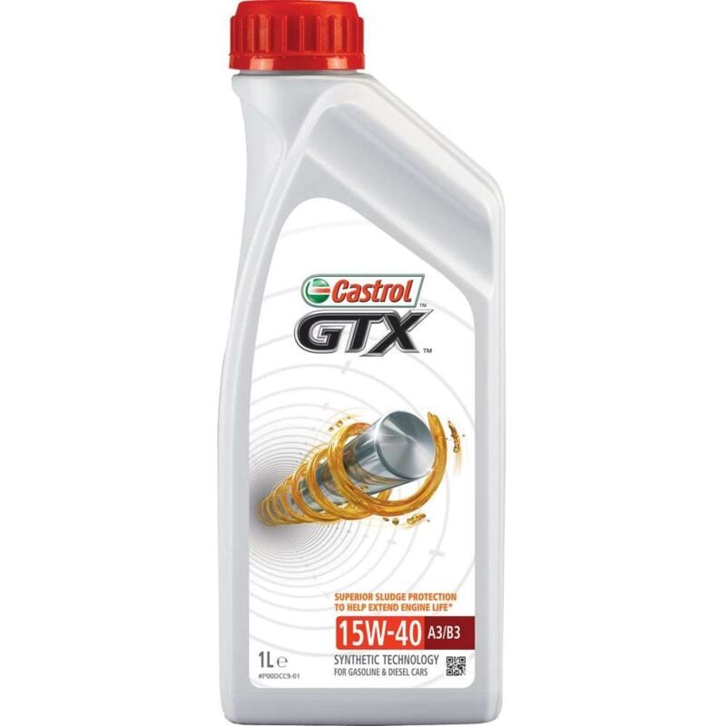foto del prodotto castrol olio lubrificante motore auto minerale gtx 15w40 1l oil