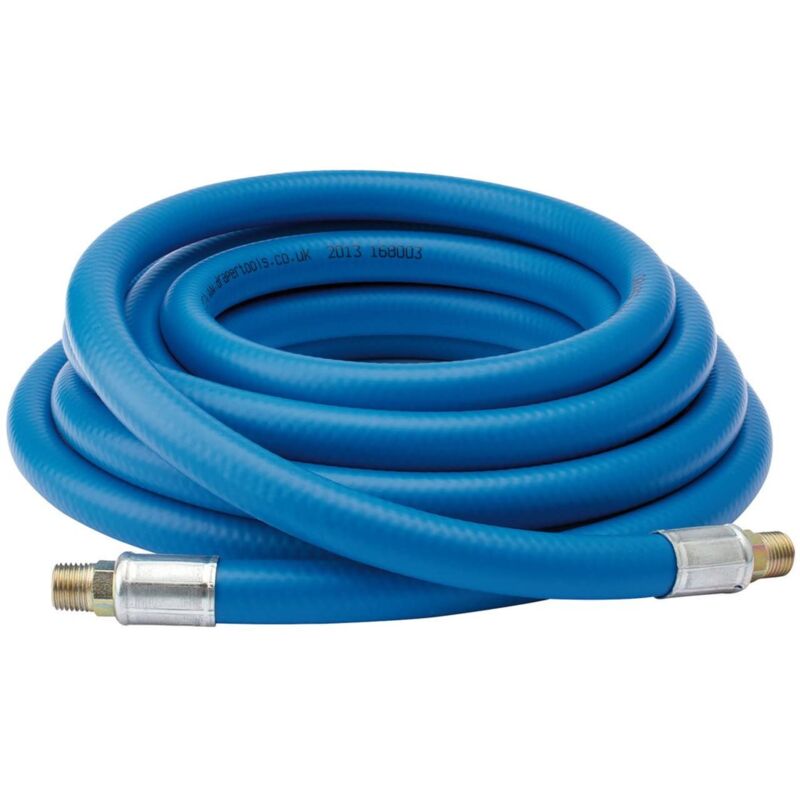 foto del prodotto 38335 tubo flessibile in pvc air line da 1 4 bsp, foro 10 mm, lunghezza 5 m, colore blu draper