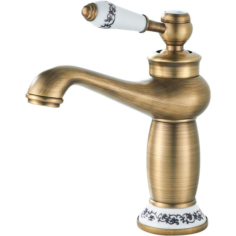 immagine 0 del prodotto fortuneville rubinetto per il bagno, rubinetto per lavabo in ottone retr , rubinetto per lavabo moderno con design del corpo in rame resistente e