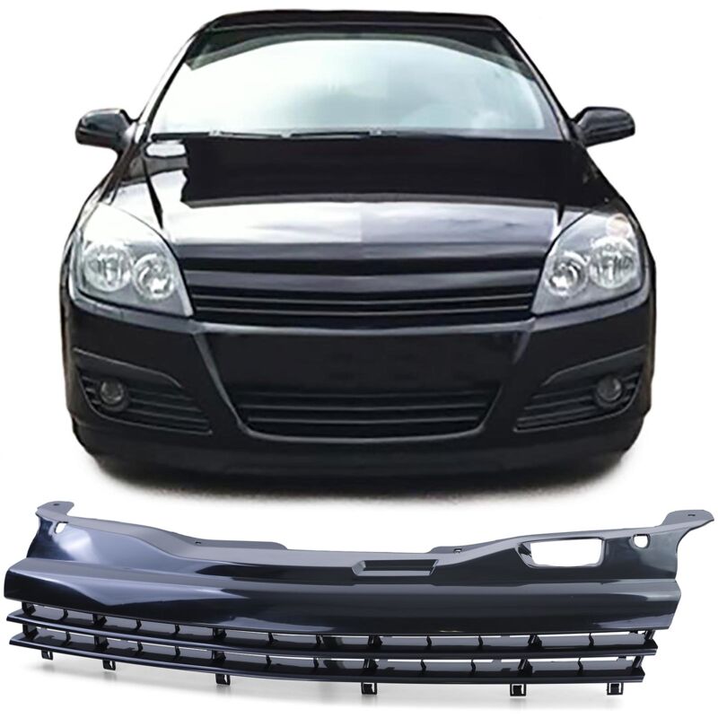 foto del prodotto viking choice griglia per auto opel astra h 04 06 look sportivo nera