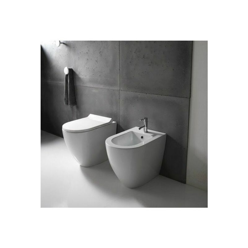 foto del prodotto galassia sanitari dream filomuro scarico traslato cm. 56x36 con sedile