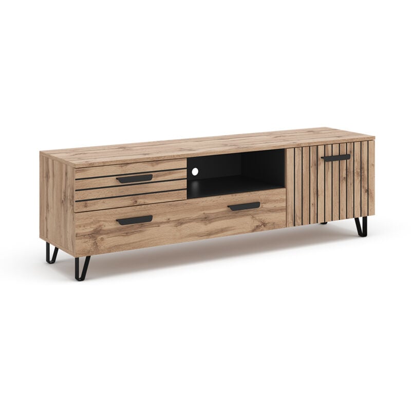 foto del prodotto mobile tv amber, rovere, 150 x 48.5 cm, vicco