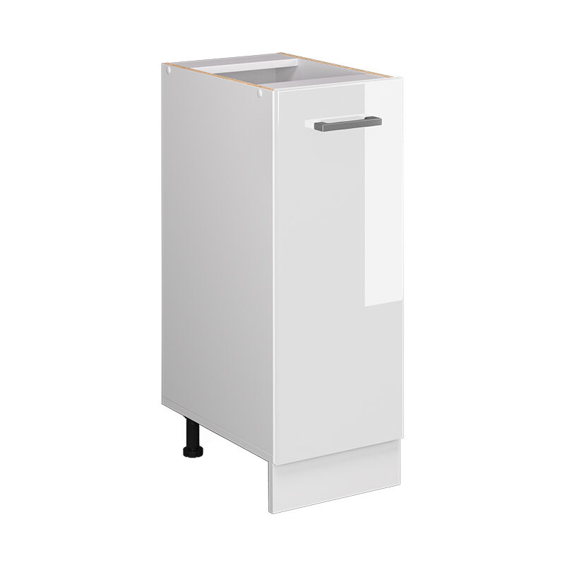 foto del prodotto armadio cucina dispensa alto r line, bianco lucido, 30 cm senza piano di lavoro, vicco