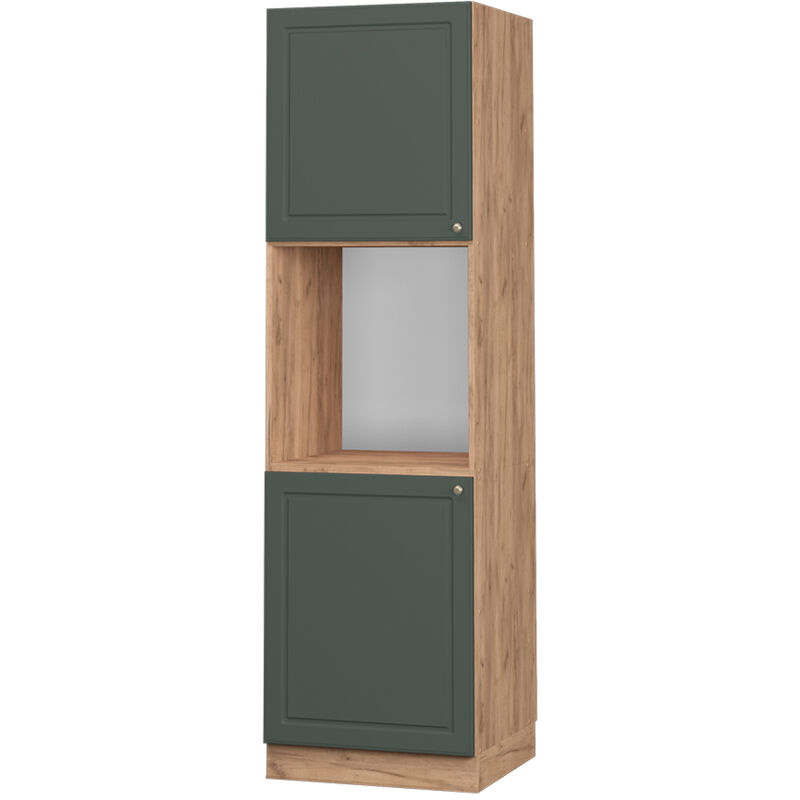 foto del prodotto mobile per forno da incasso fame line, verde oro country house, 60 cm aperto vicco