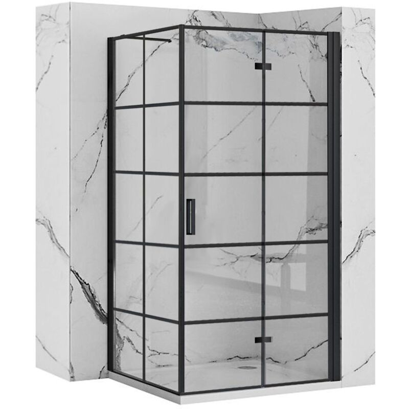 foto del prodotto cabina doccia rea molier black 100x90