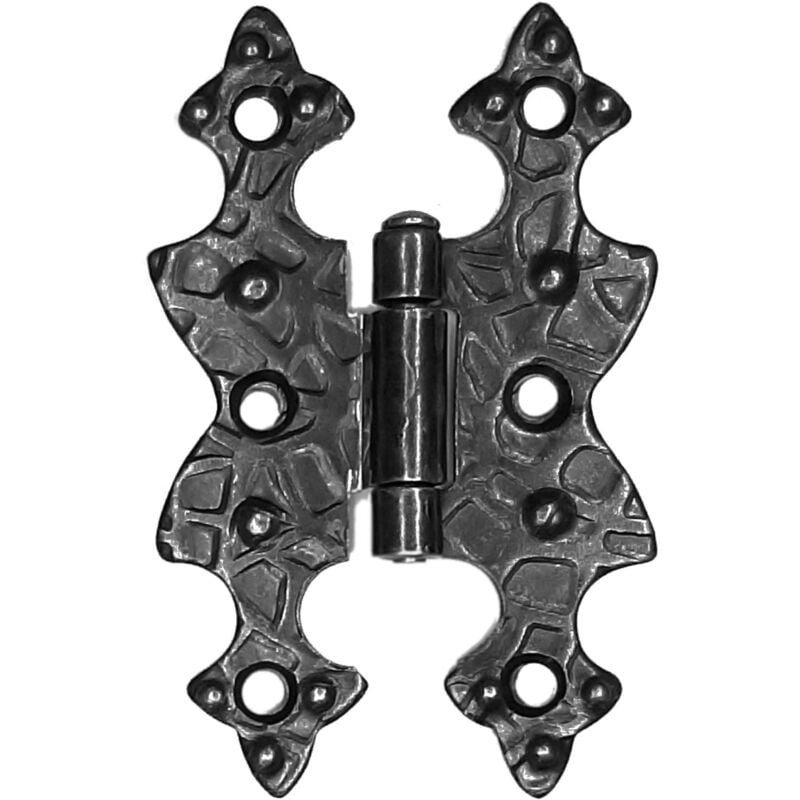 foto del prodotto cyclingcolors cerniera antiche per mobile ferro battuto sfumato 70x45 ante legno piana vintage nero bronzo cerniere