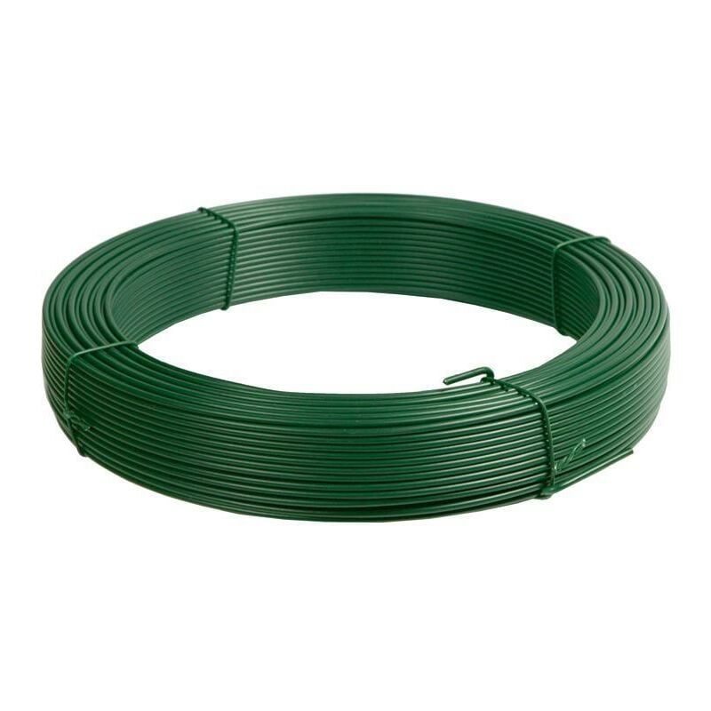 foto del prodotto filo plasticato papillon mm 3,1 verde ca 625mt 