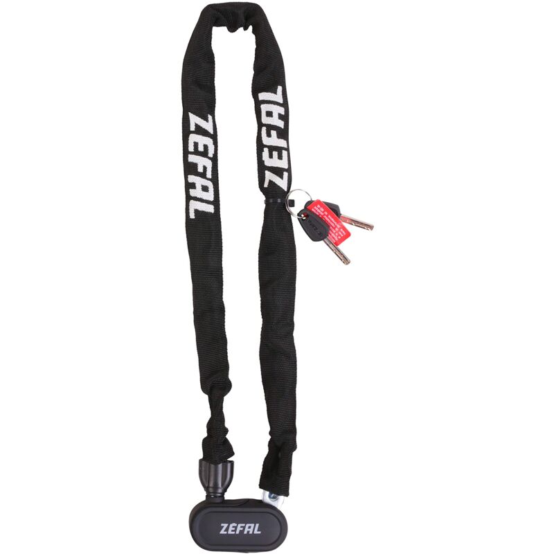 foto del prodotto zefal k traz m10, lucchetto bici catena unisex adulto, nero, 8 x 900mm