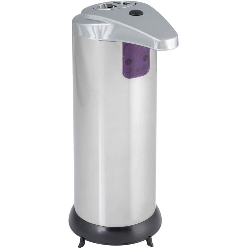 immagine 0 del prodotto dispenser sapone liquido con sensore in acciaio inox senza contatto, distributore di sapone automatico bagno cucina, ca. 250 ml, argento axentia