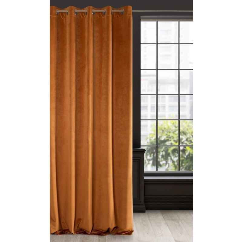 foto del prodotto eurofirany ria tenda oscurante, tenda con occhielli 1 pz, tenda extra lunga, elegante, tinta unita, soggiorno, camera da letto, densit 290 g m ,