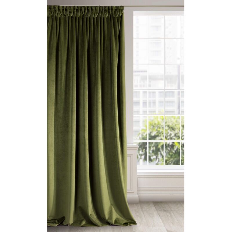 foto del prodotto eurofirany ria tenda oscurante, tenda con fettuccia arricciatenda 1 pz, tenda extra lunga, elegante, tinta unita, soggiorno, camera da letto,
