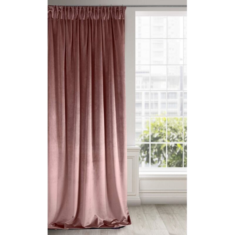 foto del prodotto eurofirany ria tenda oscurante, tenda con fettuccia arricciatenda 1 pz, tenda extra lunga, elegante, tinta unita, soggiorno, camera da letto,