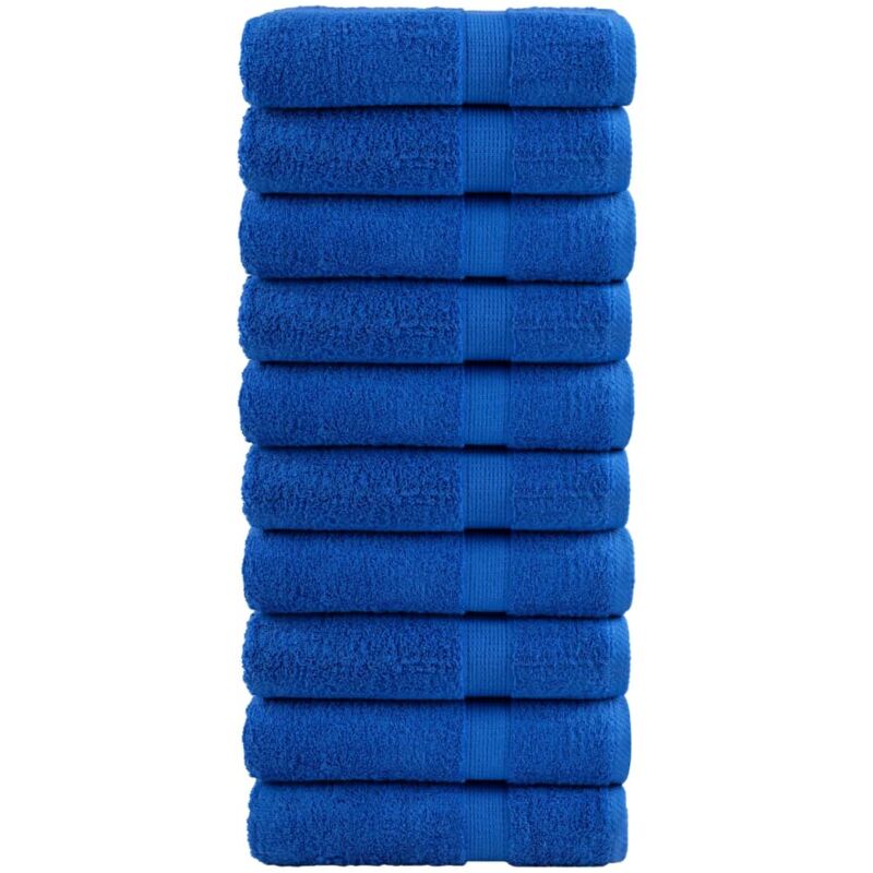 foto del prodotto vidaxl asciugamani per sauna solund 2 pz blu 50x100 cm 600gsm