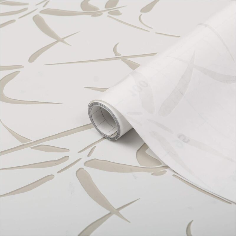 foto del prodotto d c fix pellicola vetri finestre privacy adesivo statico bamboo oscurante opaca anti uv decorative impermeabile per cucina, casa, ufficio, bagno,