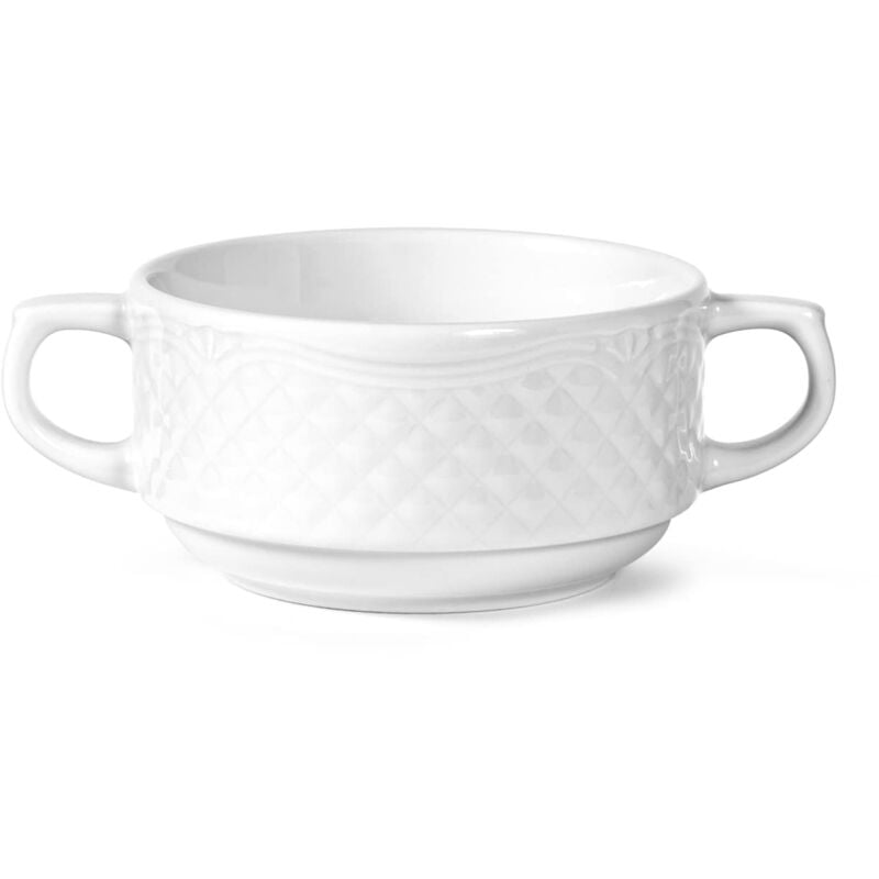 foto del prodotto h h 4373866 tazza da brodo afrodite, porcellana, bianco, 300 cc, porcelain