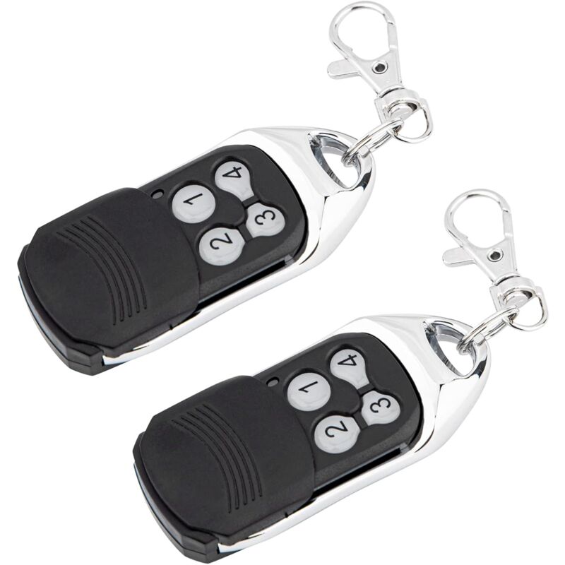immagine 0 del prodotto aiperq confezione da 2 telecomandi rolling code compatibili con normstahl crawford ea433 2ks, ea433 4ks, rcu 433 2, rcu 433 4, n002800, t433 4