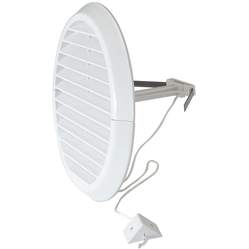 foto del prodotto dfr140x griglia di ventilazione in plastica pieghevole, diametro 170 mm la ventilazione