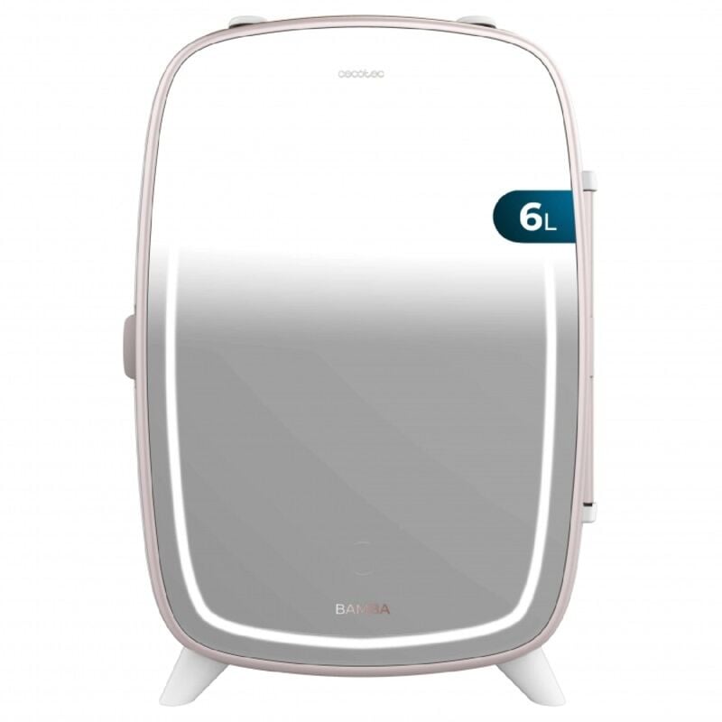 foto del prodotto cecotec mini frigo per cosmetici coolingbeauty 6000 mirror rose