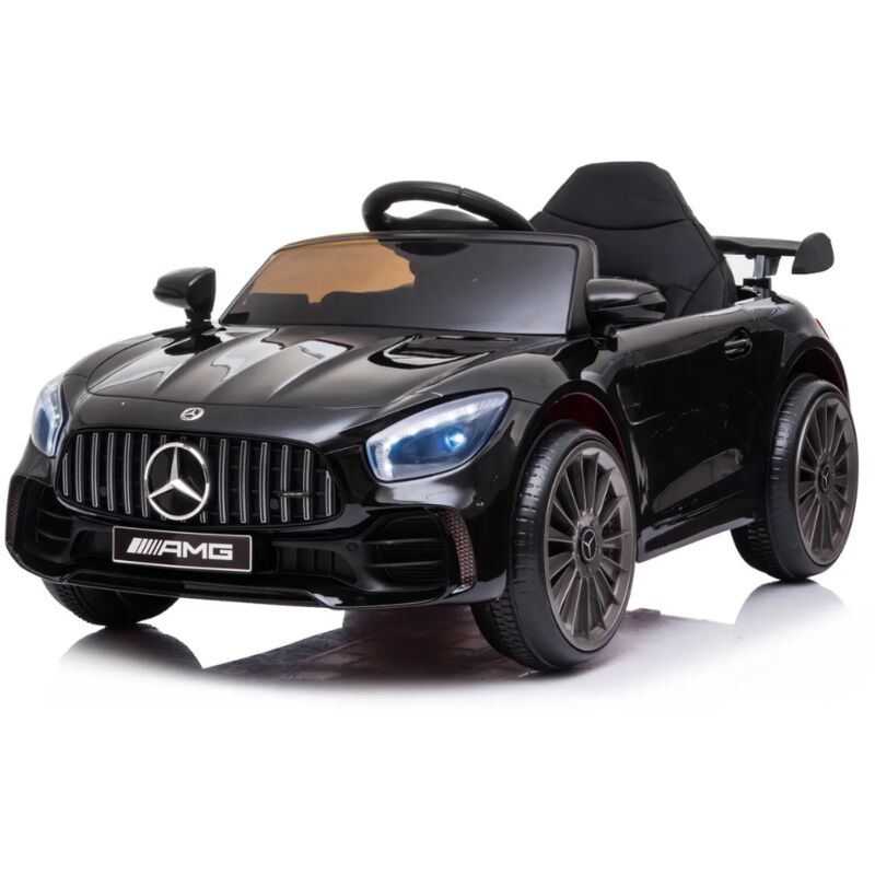foto del prodotto auto elettrica per bambini mercedes gtr gt r amg 12v small nero
