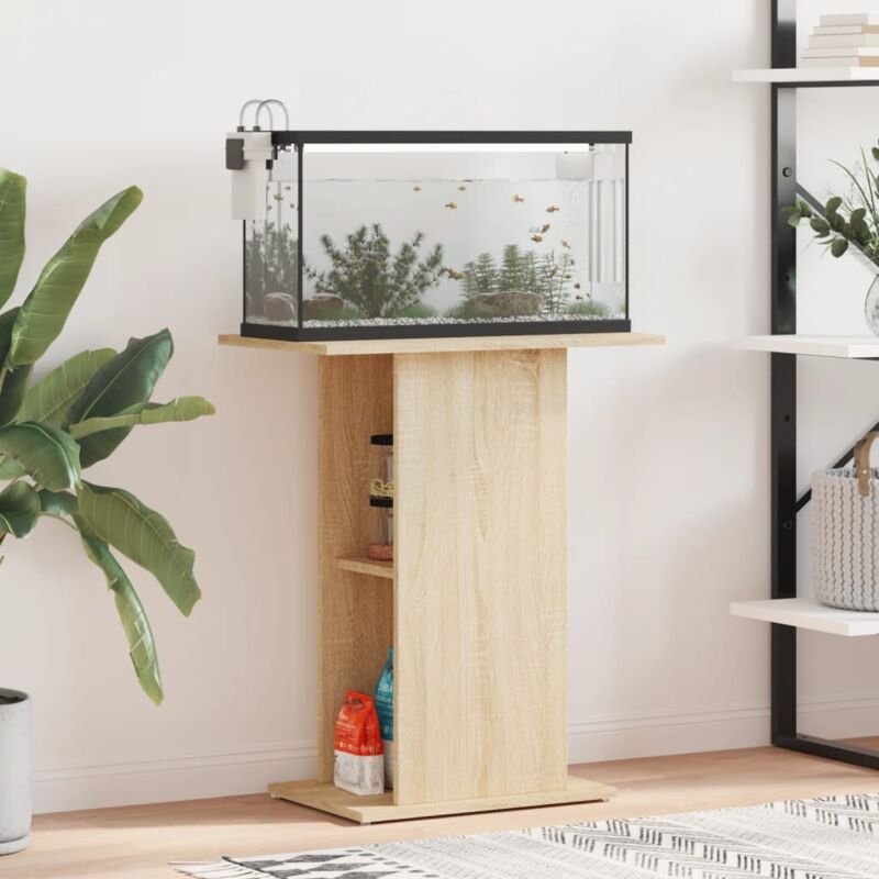 foto del prodotto vidaxl supporto per acquario 60,5x36x72,5 cm multistrato rovere sonoma