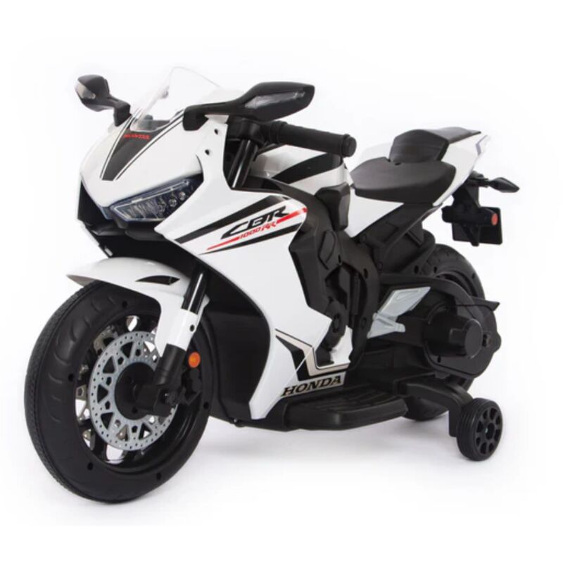 foto del prodotto moto elettrica per bambini honda cbr 1000 rr 12v bianco
