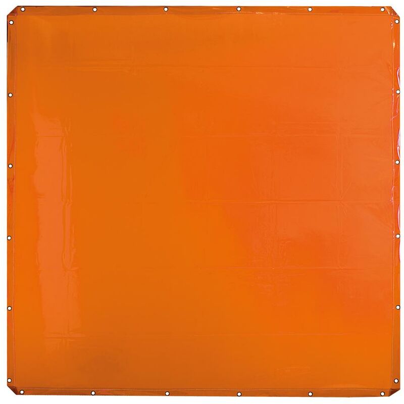 foto del prodotto tenda di protezione da saldatore, orange