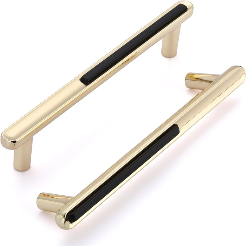 foto del prodotto 6 pezzi maniglia per mobili da cucina stile europeo maniglia per porta armadio cassetto con viti nero 96mm