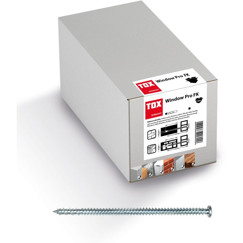 foto del prodotto vite per telaio finestra window pro fk 7,5x152mm