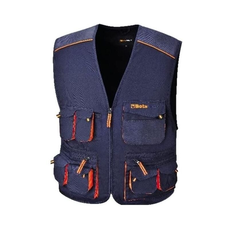 foto del prodotto gilet multitasche 7877e taglia xxxl per lavoro fai da te abbigliamento da lavoro e antinfortunistica beta