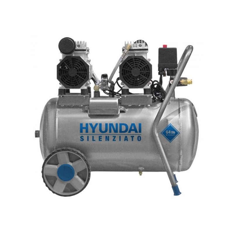 foto del prodotto 65706 compressore 2200 w oil free silenziato 50 l hyundai