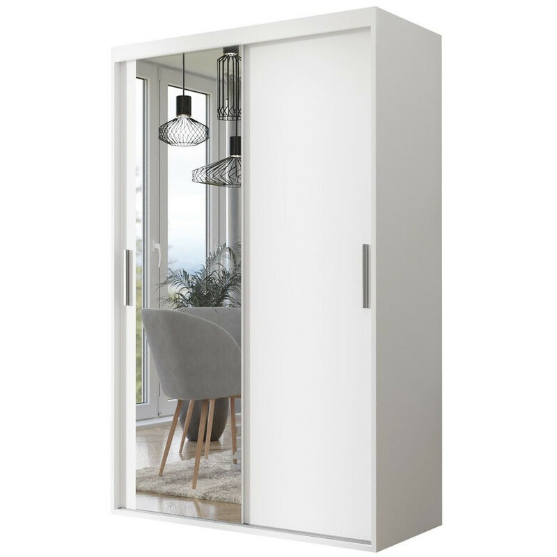 foto del prodotto guardaroba apopka 100 , 205x120x60cm, porte guardaroba scorrevoli, numero di ripiani 0
