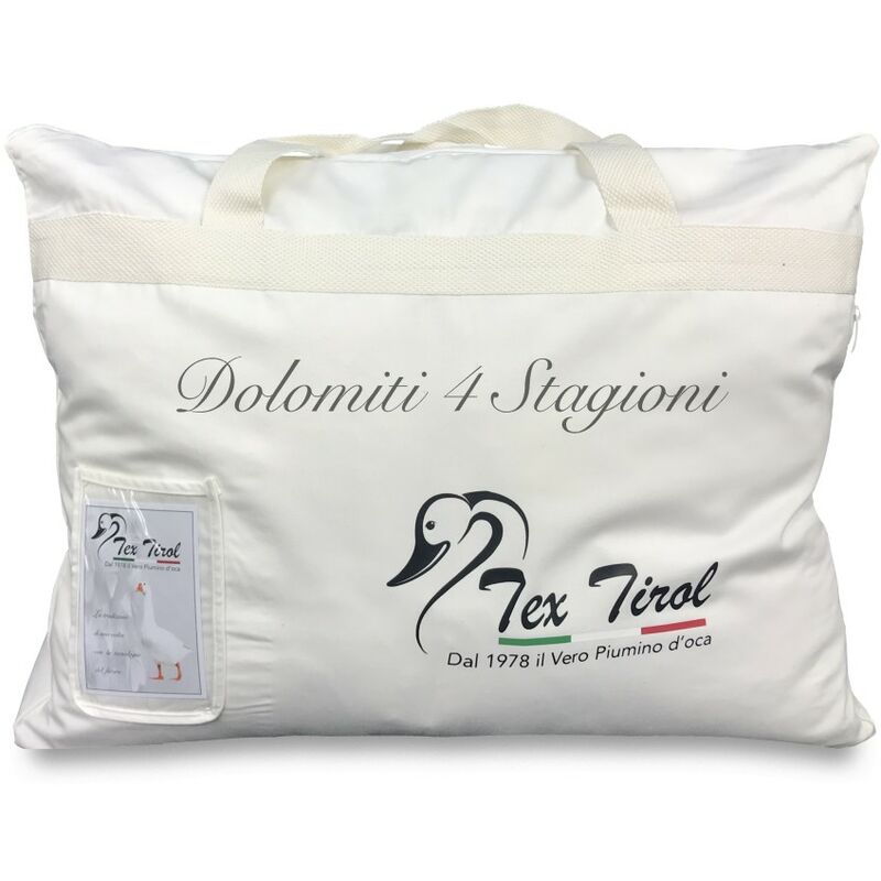 foto del prodotto tex family piumino oca tex tirol dolomiti 4 stagioni 50 piumino oca 50 piuma oca matrimoniale cm. 250x200